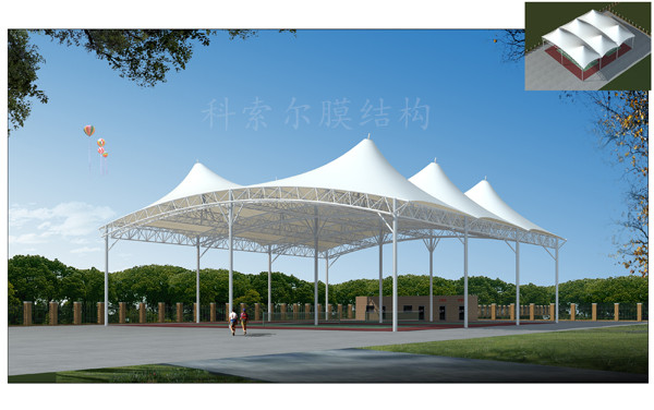 體育館膜結構03