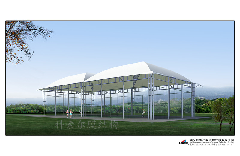 體育館膜結構04