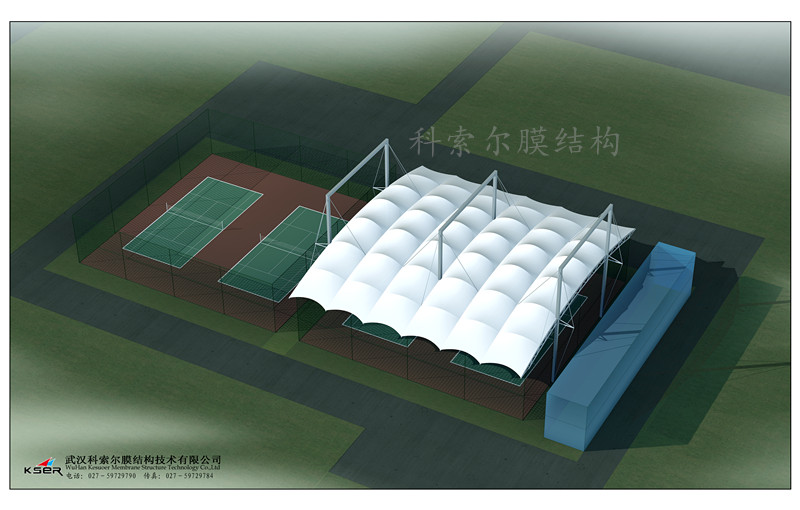 體育館膜結構06