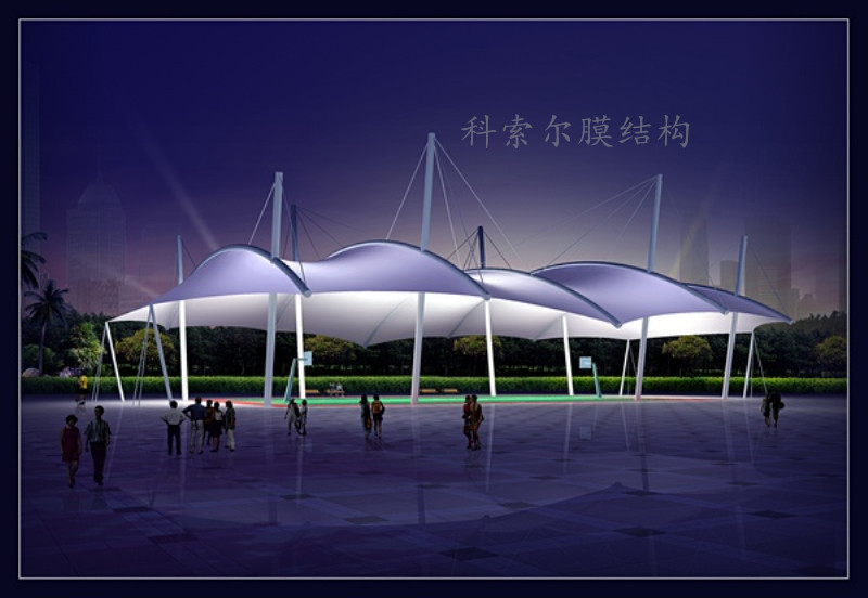 游泳館膜結構05